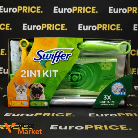 Swiffer 2in1 Kit Π΄Π»Ρ ΡΡΡ
ΠΎΠ³ΠΎ ΡΠ° Π²ΠΎΠ»ΠΎΠ³ΠΎΠ³ΠΎ ΠΏΡΠΈΠ±ΠΈΡΠ°Π½Π½Ρ