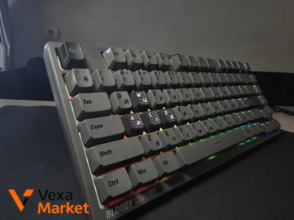 Клавіатура Bloody MS76 та навушники Bloody GR520 / GR585