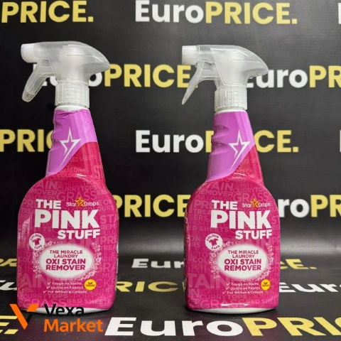 ΠΠΈΡΠ½Π΅Π²ΠΈΠΉ ΠΏΠ»ΡΠΌΠΎΠ²ΠΈΠ²ΡΠ΄Π½ΠΈΠΊ The Pink Stuff Oxi Stain Remover 500ΠΌΠ»