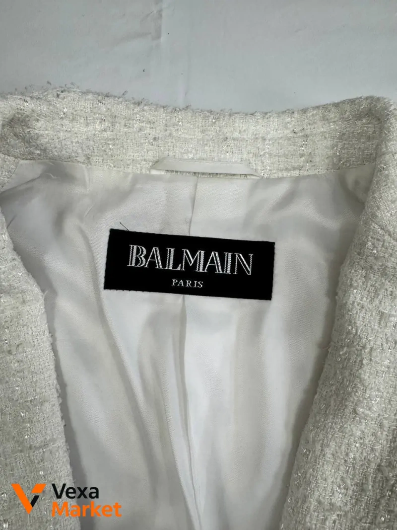 Balmain піджак жіночий білий розмір 38 — фото 3