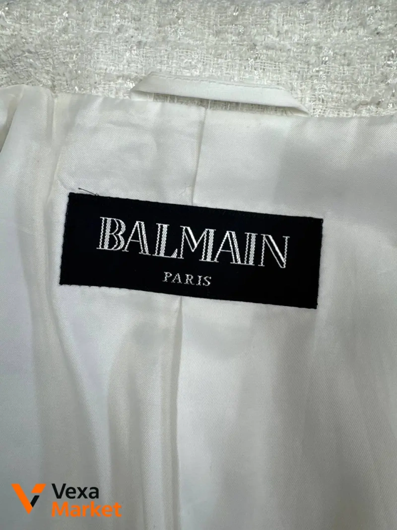 Balmain піджак жіночий білий розмір 38 — фото 6