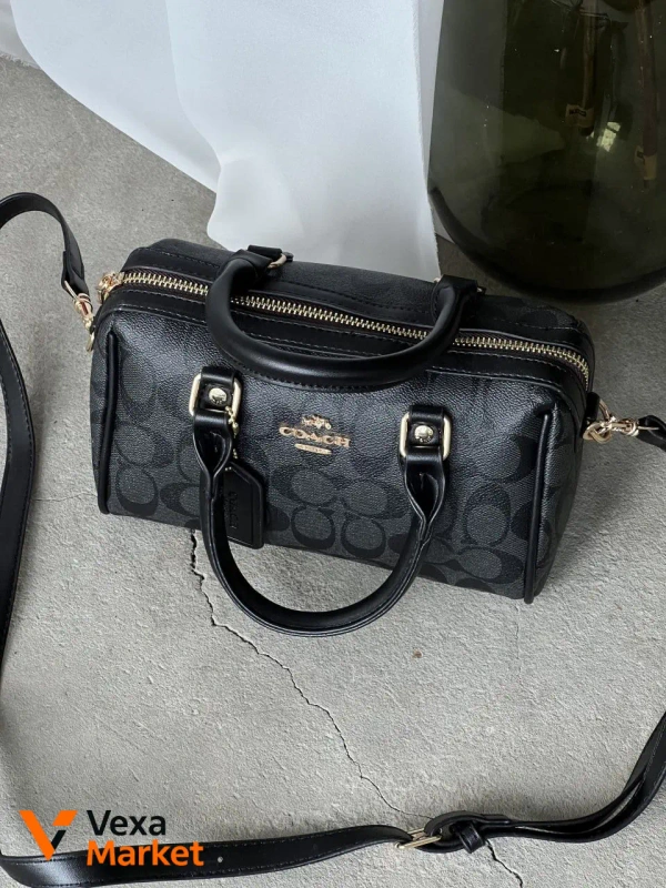 Сумка Coach Mini Rowan Crossbody In Signature из эко-кожи