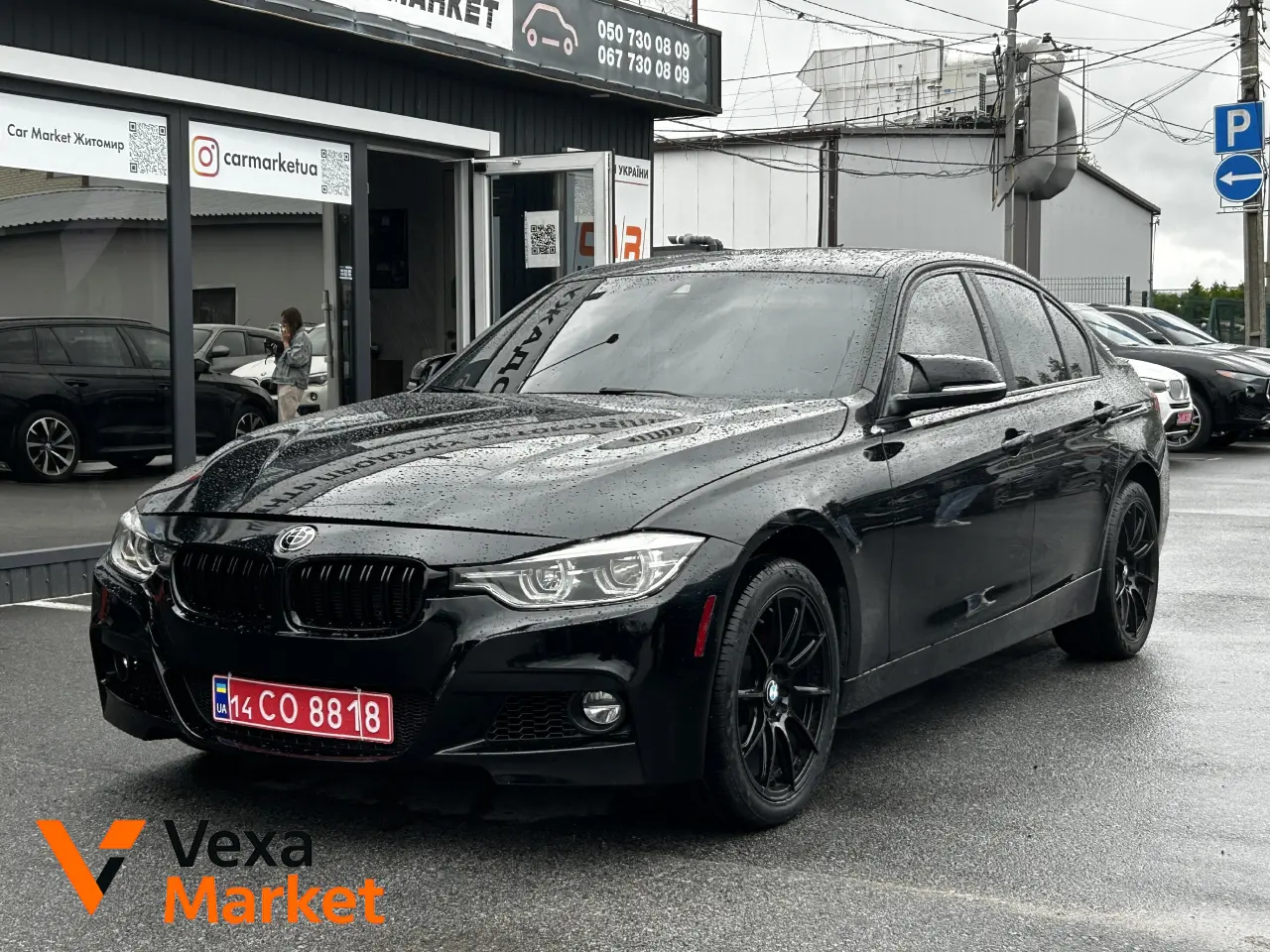 BMW 3 Series 2017 Чорний