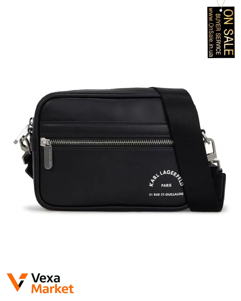 Чоловіча сумка Karl Lagerfeld K/DAILY CAMERA чорного кольору