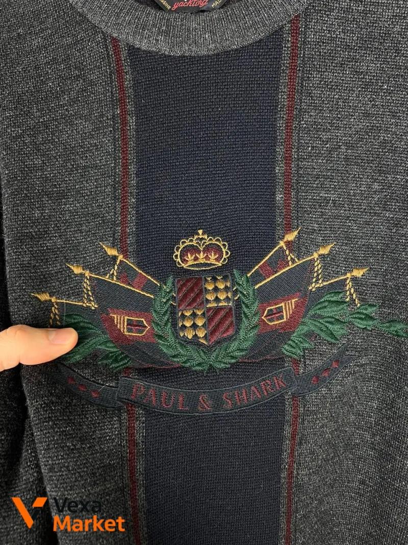 Paul & Shark Vintage Wool Sweater Men's M — фото 2