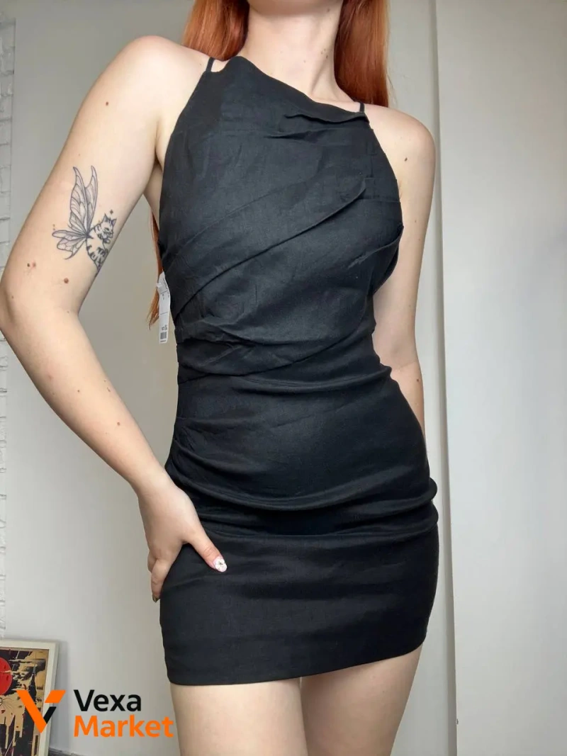 Zara Сукня чорна розмір М — фото 7