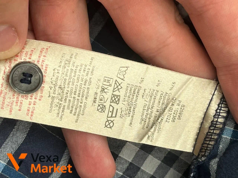 Рубашка Burberry клетчатая — фото 4