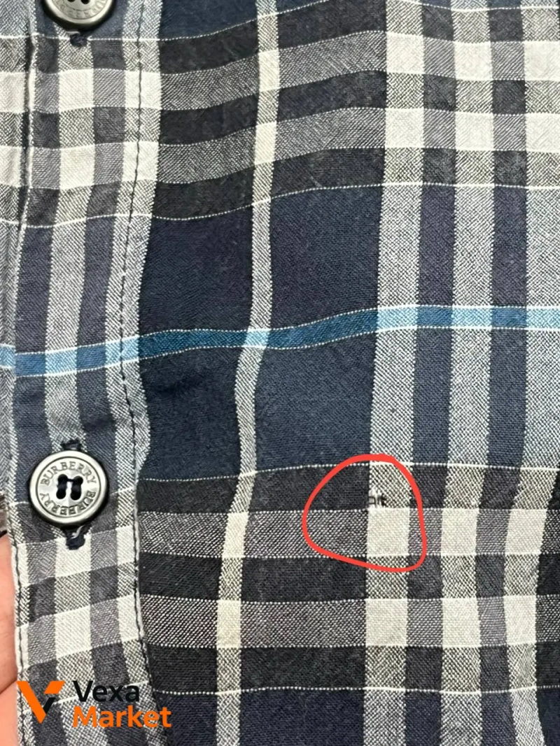 Рубашка Burberry клетчатая — фото 5