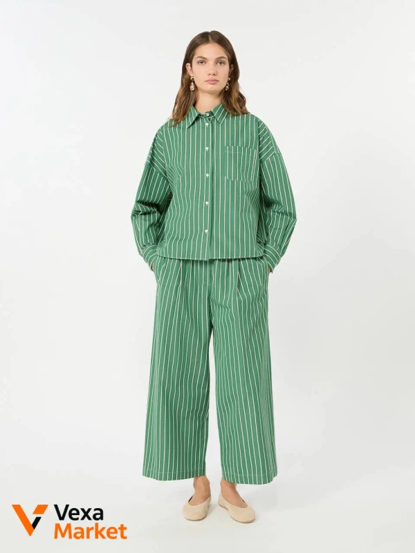 Костюм MaxMara Weekend сорочка та штани в смужку