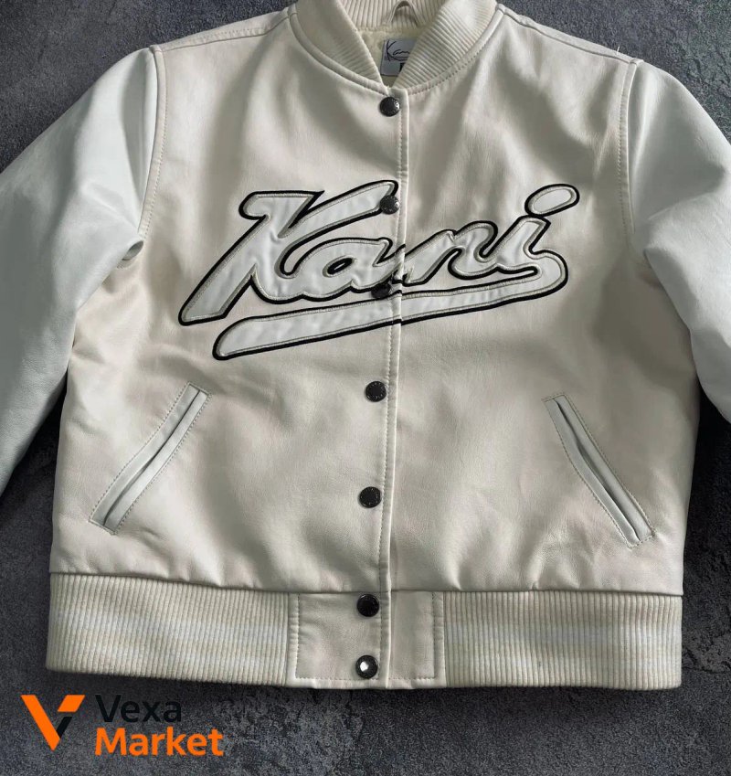 Karl Kani Leather Bomber Jacket Women’s XS/S — фото 2