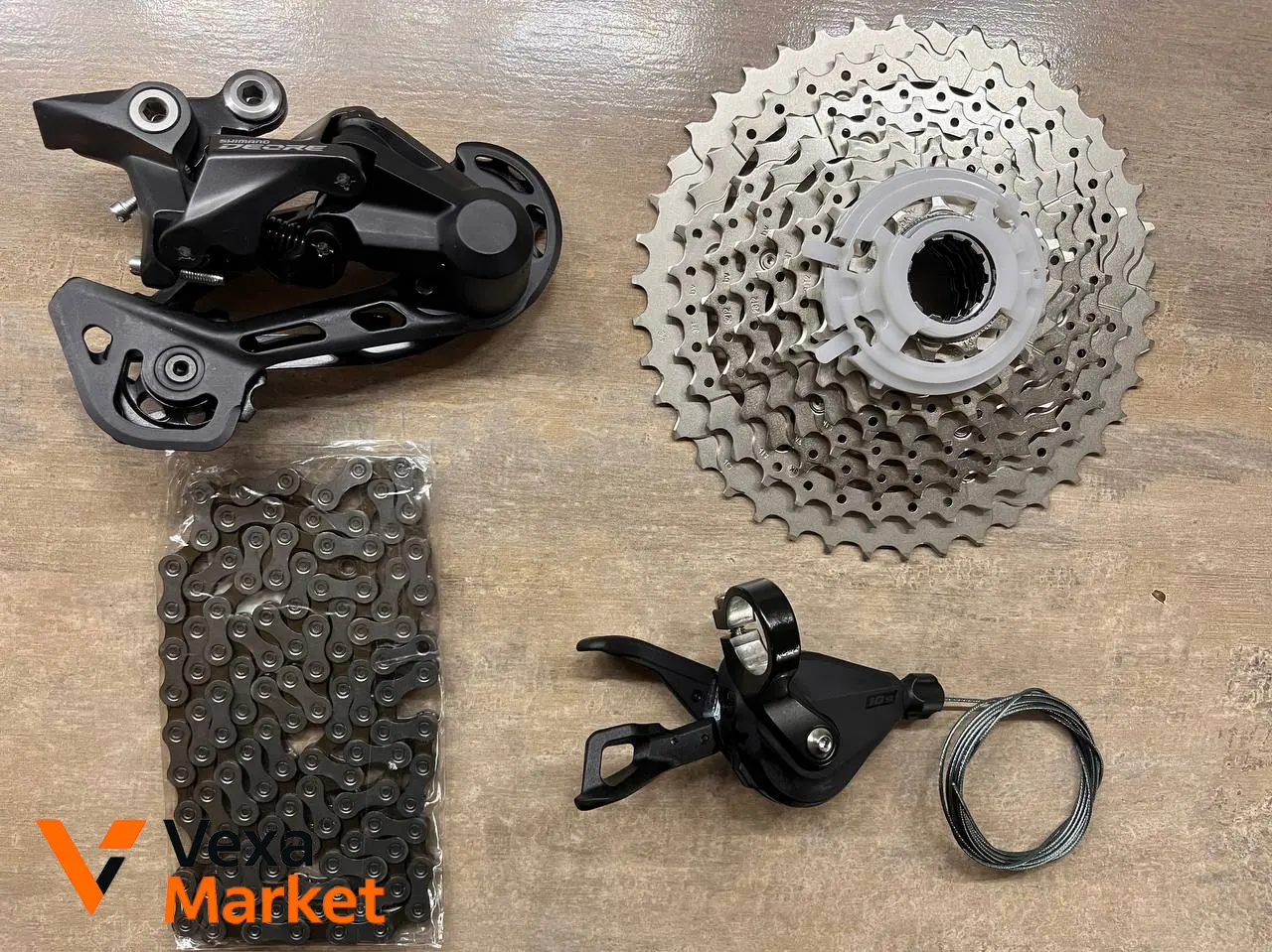 Групсет Shimano Deore M4100 10s (11-42) касета, задній перемикач, манетка, ланцюг