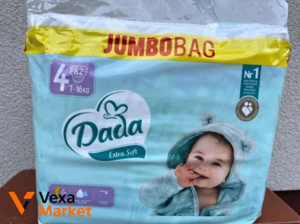 Підгузки Dada Extra Soft розмір 4 (7-16 кг)