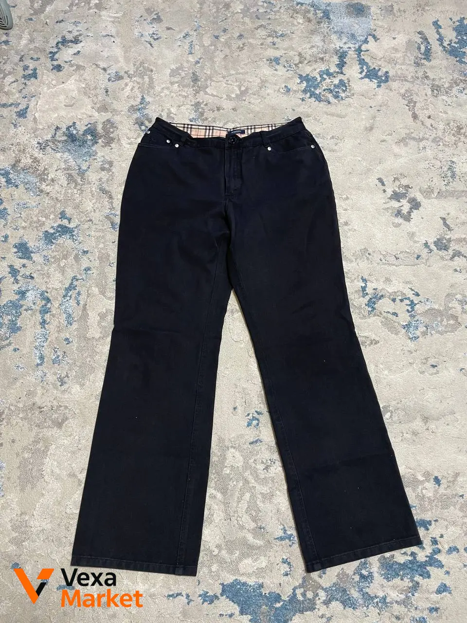 Burberry Nova Check Trim Jeans Bootcut