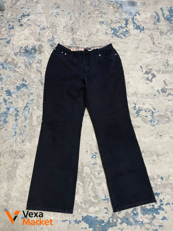 Burberry Nova Check Trim Jeans Bootcut