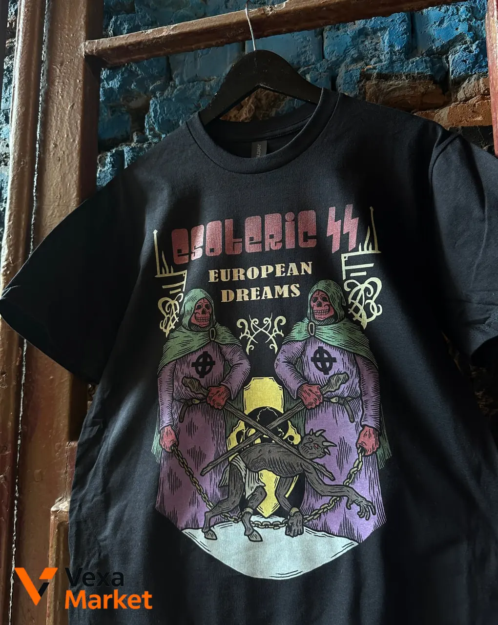 Футболка "European Dreams" чорна розміри M-XXL