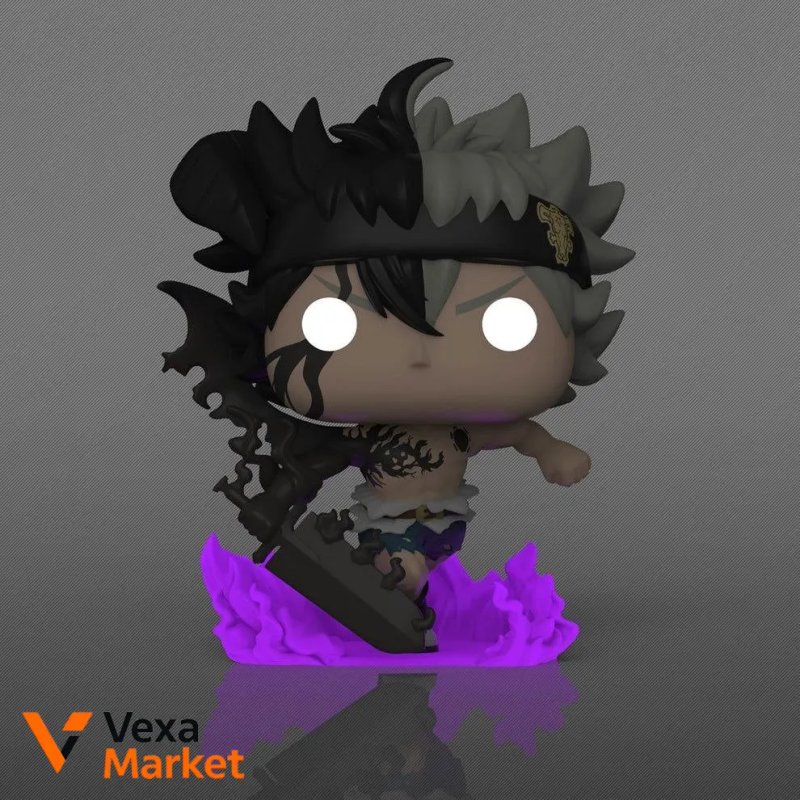 Funko Pop! Animation Black Clover 1556 Black Asta Glow in the Dark Exclusive Limited Edition — фото 2