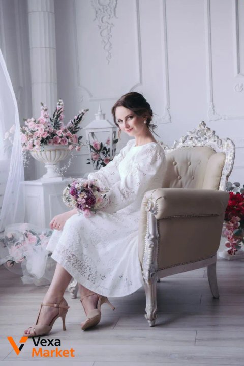 Сукня Gepur біла S на хрестини, фотосесію