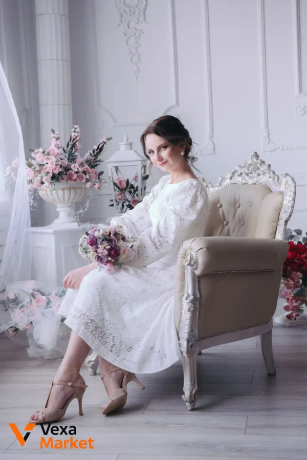 Сукня Gepur біла S на хрестини, фотосесію