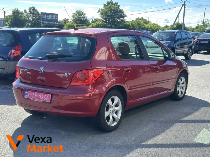 Peugeot 307 2006 Бензин 1.6л Автомат Червоний — фото 2