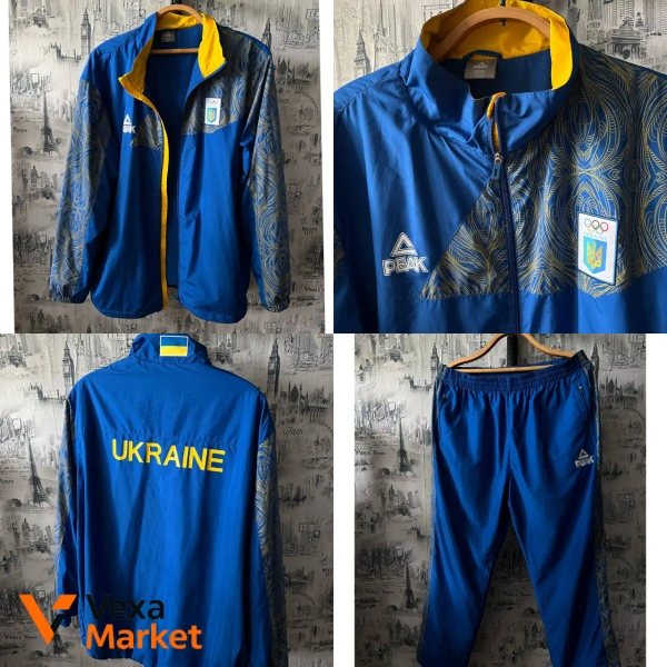 Спортивний костюм чоловічий Peak збірної України 3XL
