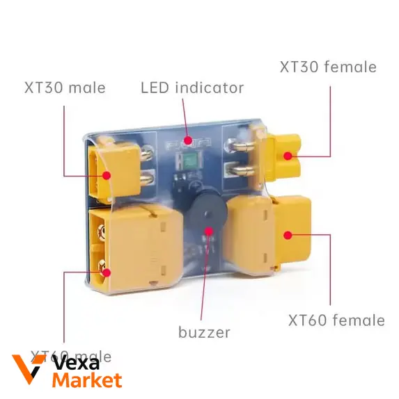 Запобіжник Smoke Stopper XT60 - XT30 2-6S