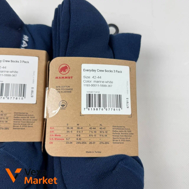 Шкарпетки Mammut Everyday Crew Socks 3-Pack — фото 4