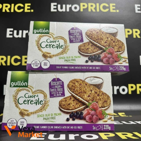 ΠΠ΅ΡΠΈΠ²ΠΎ Gullon Cuor di Cereale ΡΠ³ΡΠ΄Π½ΠΈΠΉ ΠΌΡΠΊΡ Π±Π΅Π· ΡΡΠΊΡΡ 220Π³