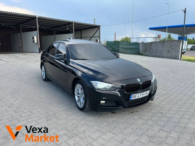 BMW 3 Series F30 Рестайлінг 2016 2.0 бензин Автомат Чорна — фото 2