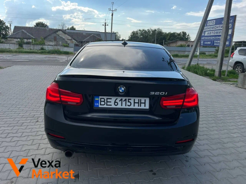 BMW 3 Series F30 Рестайлінг 2016 2.0 бензин Автомат Чорна — фото 6