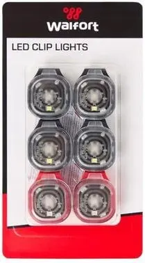 Набір світлодіодних ліхтариків-кліпс Walfort LED Clip Lights - 6 шт.