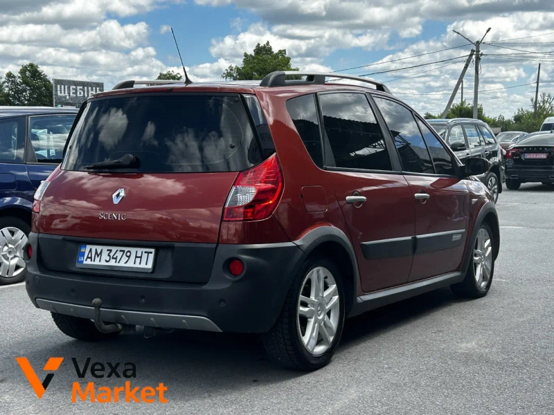Renault Scenic II покоління (FL) 2008, Газ/Бензин 2.0 л, Помаранчевий — фото 2