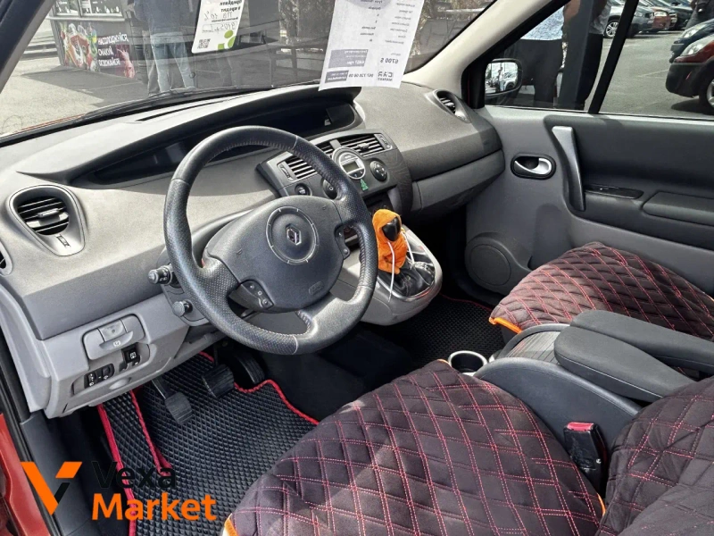 Renault Scenic II покоління (FL) 2008, Газ/Бензин 2.0 л, Помаранчевий — фото 4