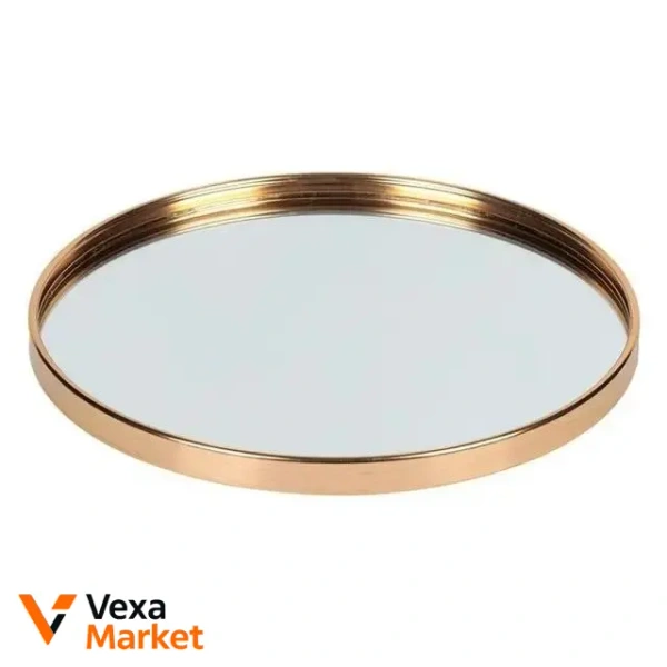 Декоративний дзеркальний піднос Home Accents Decorations Ø 30 см золотий