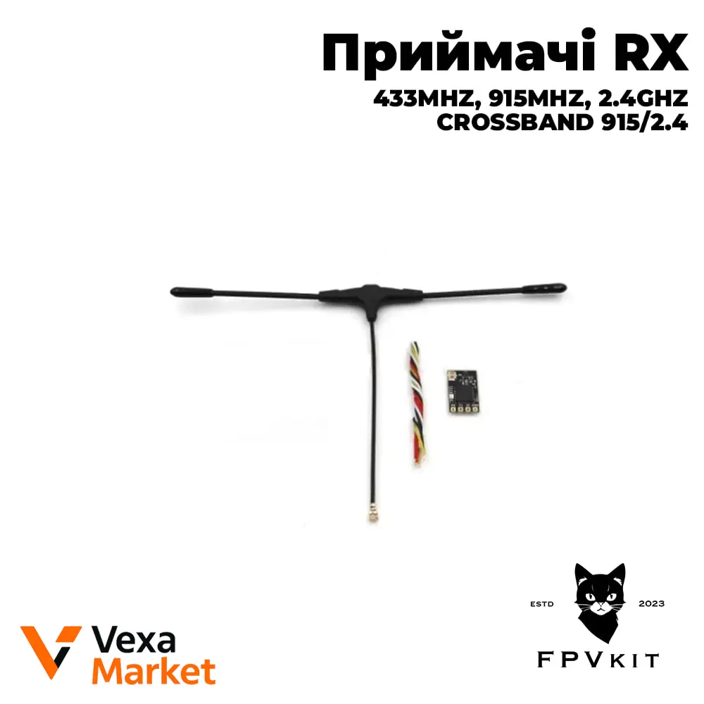Приймачі ELRS BAYCK, SpeedyBee, BetaFPV 915MHz та 2.4GHz