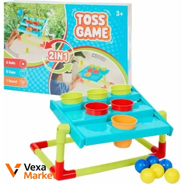 Дитяча гра Toss Game 2-в-1 для дому та вулиці