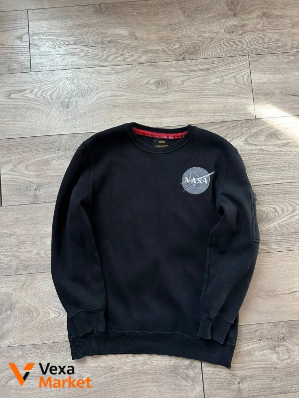 Свитшот ALPHA INDUSTRIES & NASA размер c