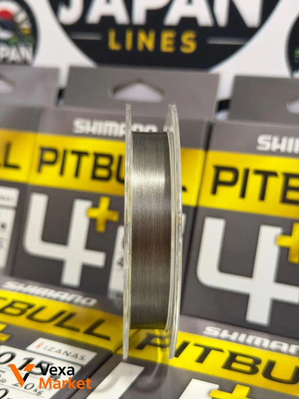 Shimano Pitbull x4 #0.15 100m (steel gray)