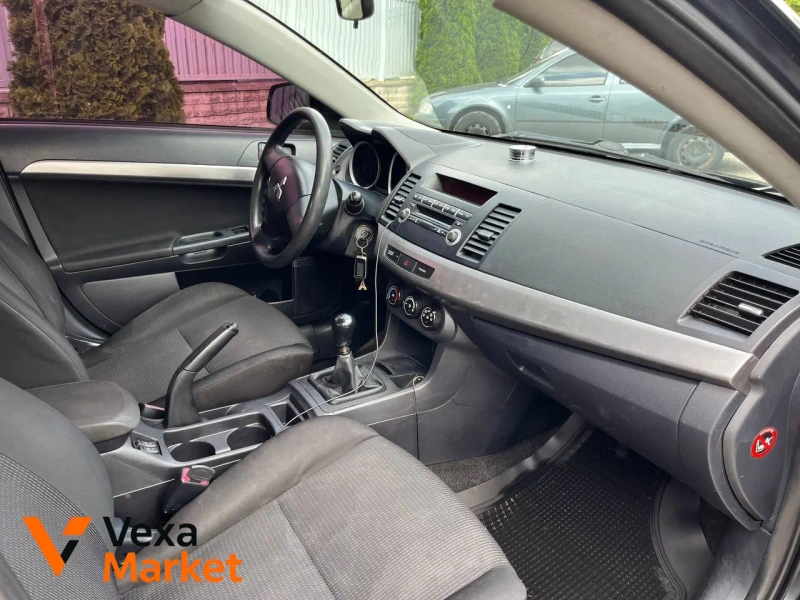 Mitsubishi Lancer X 2008 1.5 бензин чорний — фото 5