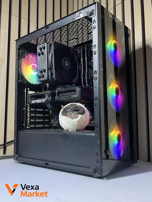 Игровой ПК Ryzen 5 5600x / RTX 3060 / 16GB DDR4 / SSD 128GB + HDD 1TB