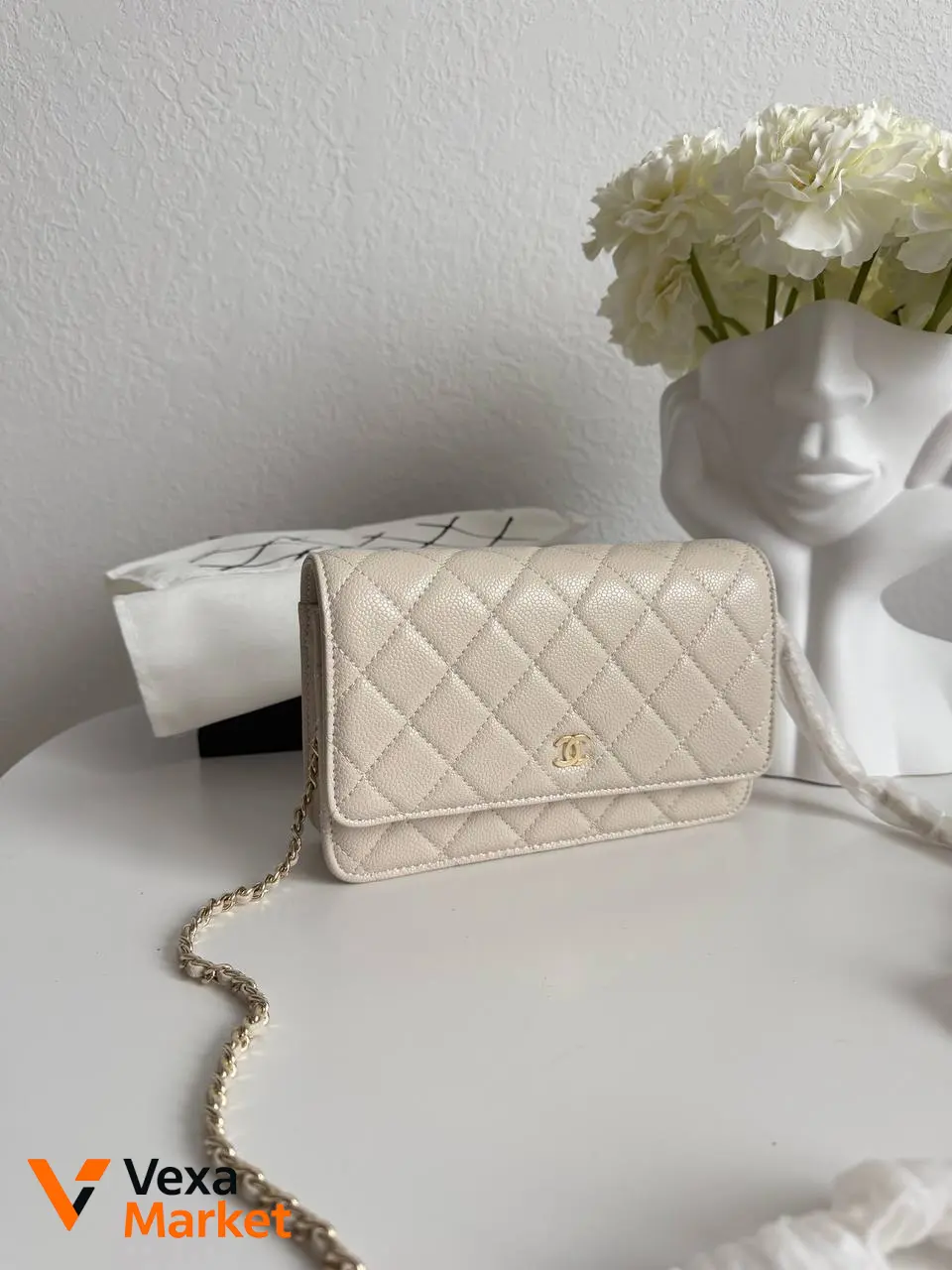 Chanel Wallet зернистая кожа