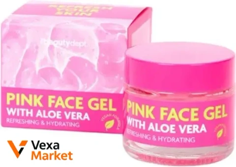 The Beautydept Pink Face Gel with Aloe Vera зволожувальний гель для обличчя
