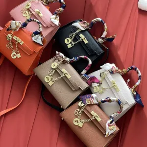 Сумка Hermes Kelly чорна еко-шкіра 20*15*7см