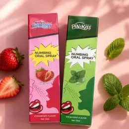 Спрей для оральних пестощів PiNiKiSS Полуниця/М'ята