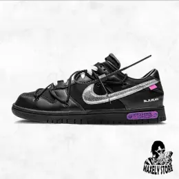 Nike SB Dunk x Off White Black White Violet
