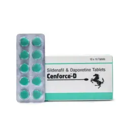 Cenforce D (Sildenafil 100 mg + Dapoxetine 60 mg) - возбуждающее и пролонгирующее средство