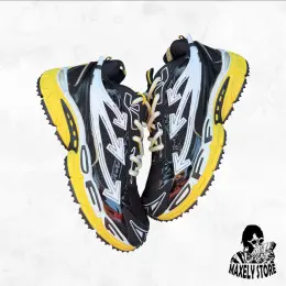 Off White Be Right Back Black Yellow кроссовки
