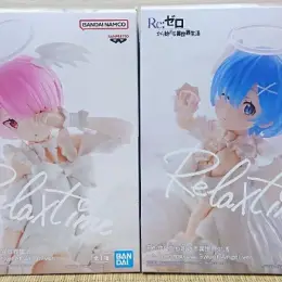 Фігурки Re:Zero Relax Time Rem & Ram Sweet Angel ver.