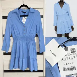 Платье Zara из льна, размер S