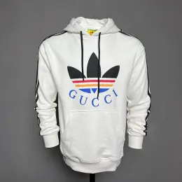 Худі Gucci&Adidas біле розмір 2XL