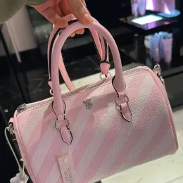Сумка Victoria's Secret розовая в полоску